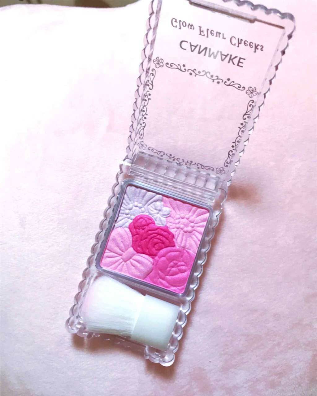 グロウフルールチークス/キャンメイク/パウダーチークを使ったクチコミ(2枚目)