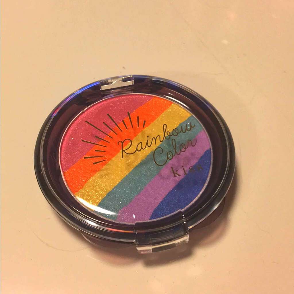 レインボーカラーX/KiSS/アイシャドウパレットを使ったクチコミ（1枚目）