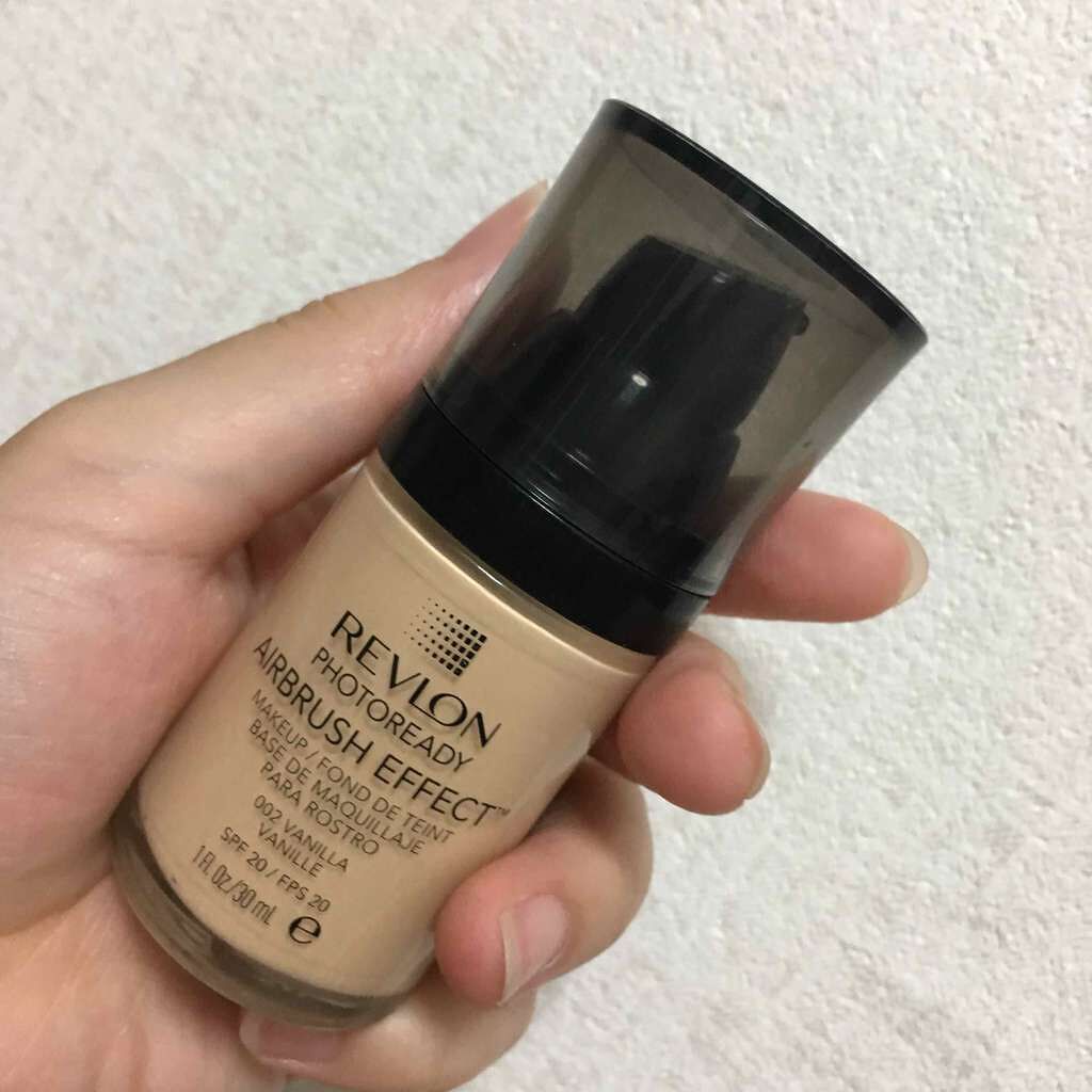 フォトレディ エアブラッシュ エフェクト メイクアップ/REVLON/リキッドファンデーションを使ったクチコミ(1枚目)