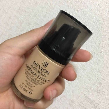 フォトレディ エアブラッシュ エフェクト メイクアップ/REVLON/リキッドファンデーションを使ったクチコミ（1枚目）