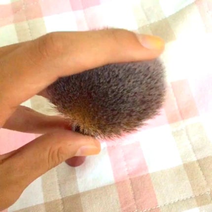 春姫 ファンデーションブラシ/DAISO/メイクブラシを使ったクチコミ(4枚目)