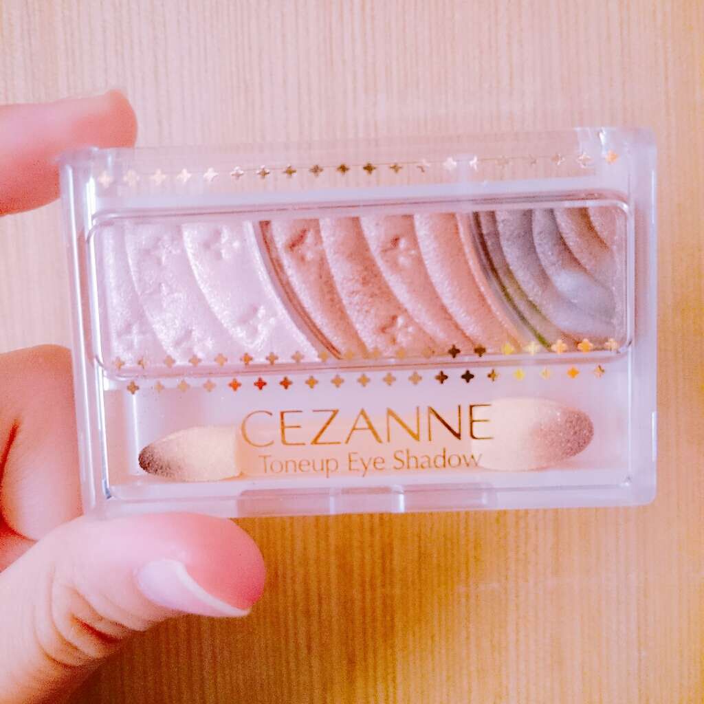 トーンアップアイシャドウ/CEZANNE/アイシャドウパレットを使ったクチコミ(1枚目)