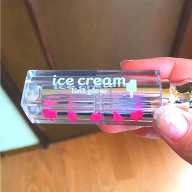 SECRET KEY ice cream tint glowのクチコミ「韓国コスメのリップで、
ice cream tinto glowのアイスみかんカラーです💄

.....」（2枚目）