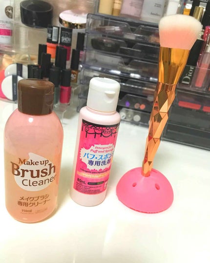 パフ・スポンジ専用洗剤/DAISO/その他化粧小物を使ったクチコミ(1枚目)