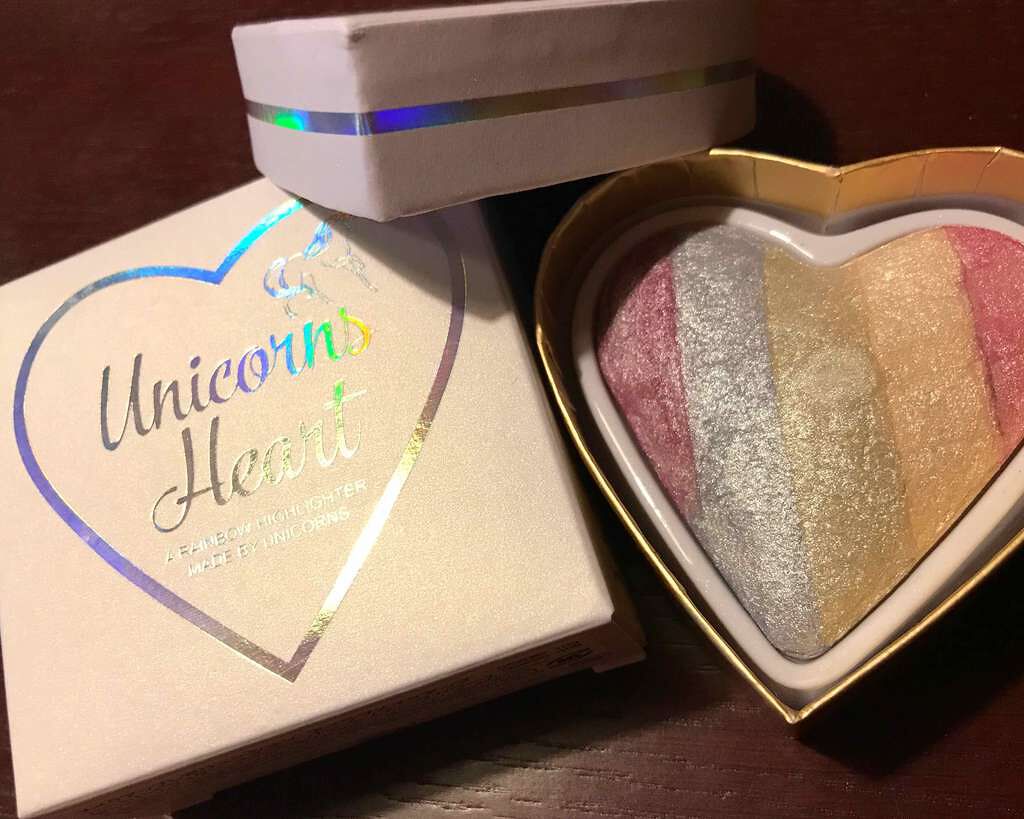ハートハイライター ユニコーンハート/MAKEUP REVOLUTION/パウダーハイライトを使ったクチコミ(1枚目)
