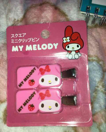 スクエアミニクリップピン/セリア/ヘアアクセサリーを使ったクチコミ(1枚目)