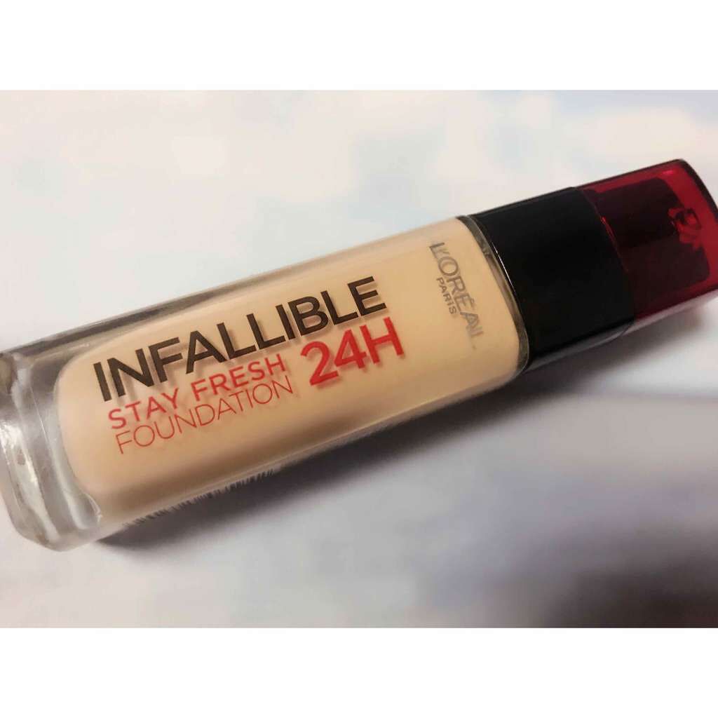 インファリブル ステイフレッシュファンデーション/ロレアル パリ/リキッドファンデーションを使ったクチコミ(1枚目)