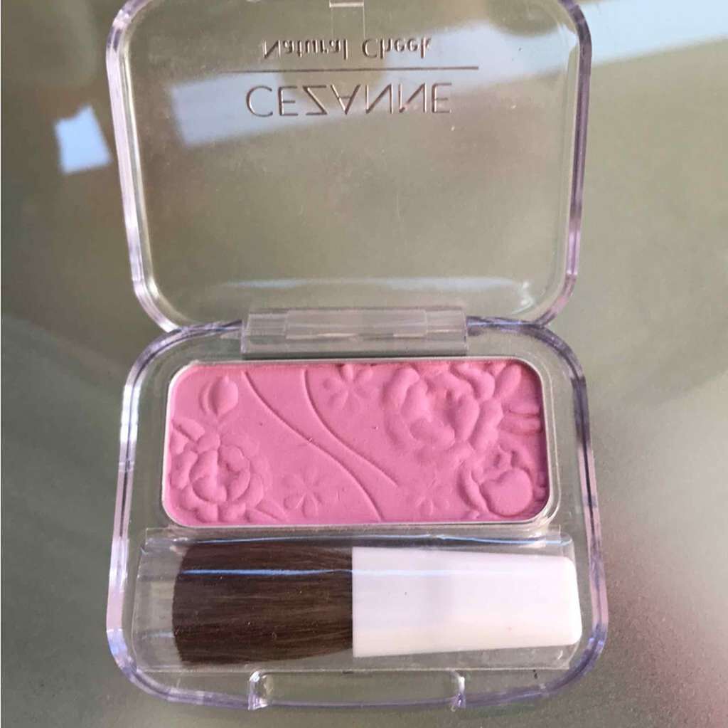 ナチュラル チークN/CEZANNE/パウダーチークを使ったクチコミ(2枚目)