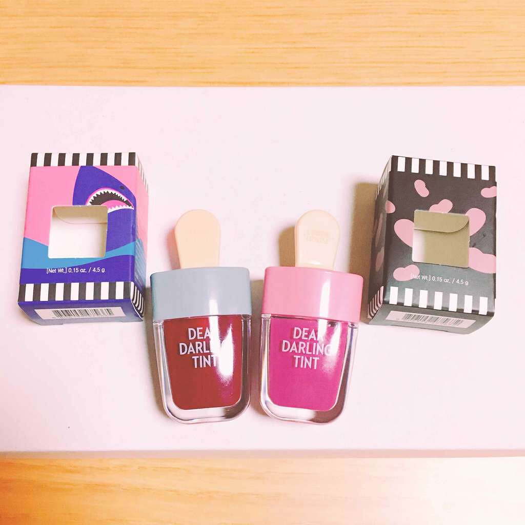 ディアダーリン ウォータージェルティント (アイスティント)/ETUDE/口紅を使ったクチコミ(1枚目)