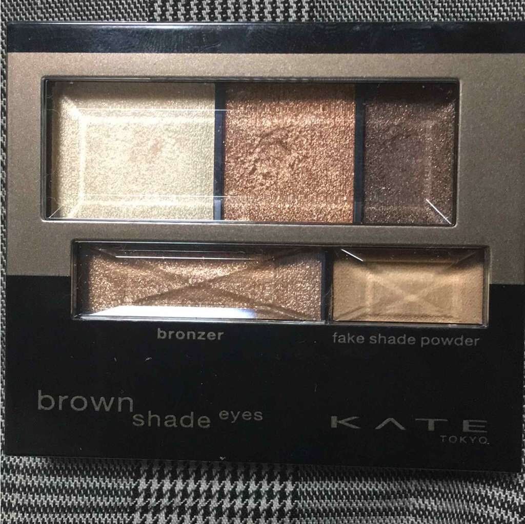ブラウンシェードアイズN/KATE/アイシャドウパレットを使ったクチコミ(1枚目)