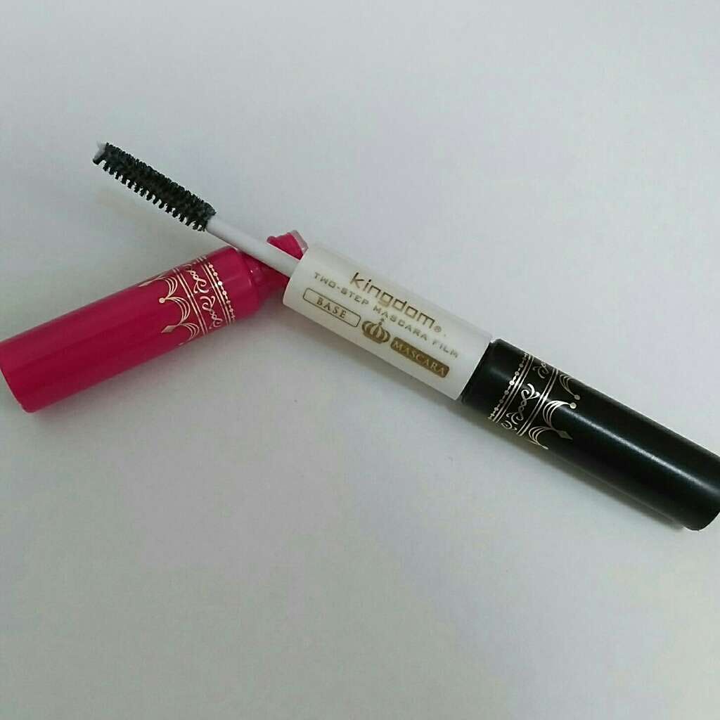 ツーステップマスカラ フィルム/キングダム/マスカラを使ったクチコミ(2枚目)