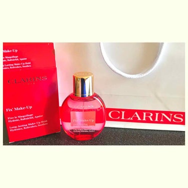 フィックス メイクアップ/CLARINS/ミスト状化粧水を使ったクチコミ（1枚目）