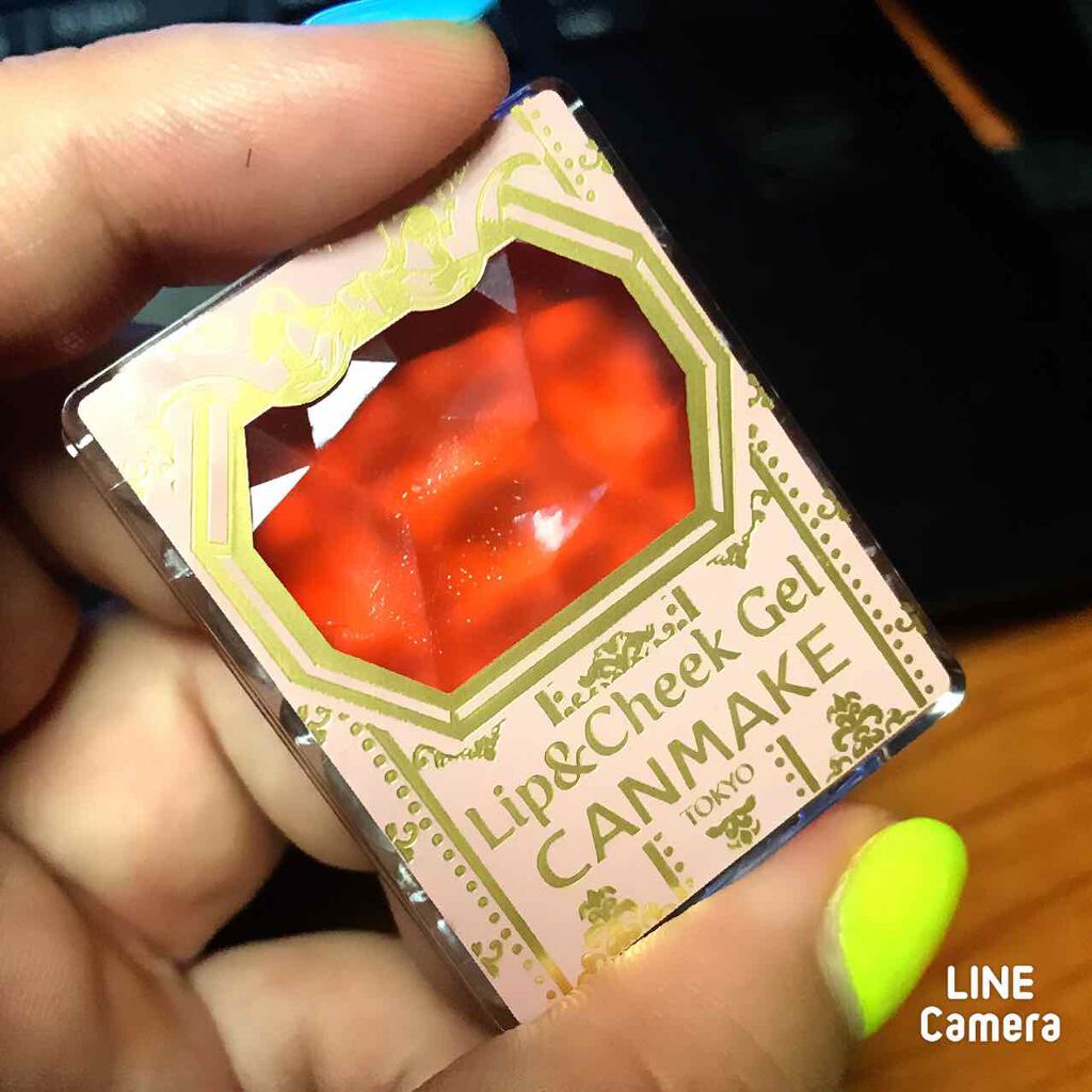 リップ＆チーク ジェル 02 アップルマンゴーパフェ/キャンメイク/ジェル・クリームチークを使ったクチコミ（1枚目）