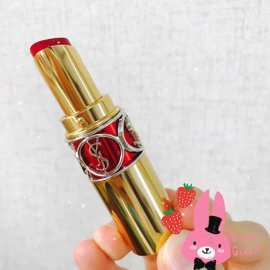 ルージュ ヴォリュプテ シャイン/YVES SAINT LAURENT BEAUTE/口紅を使ったクチコミ（1枚目）