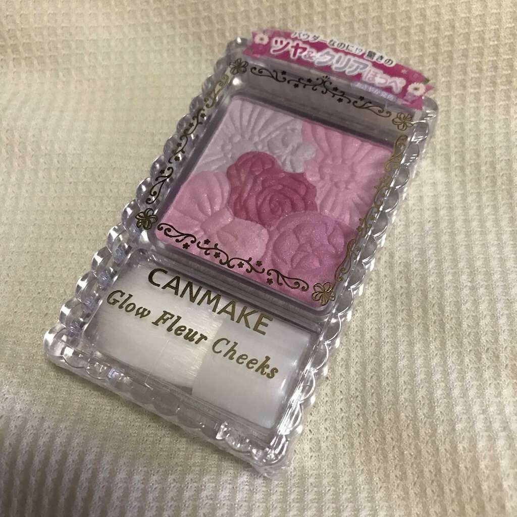 グロウフルールチークス/キャンメイク/パウダーチークを使ったクチコミ(1枚目)