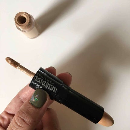 カバーパーフェクション チップコンシーラー/the SAEM/リキッドコンシーラーを使ったクチコミ(2枚目)