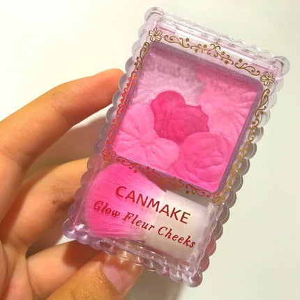 グロウフルールチークス/キャンメイク/パウダーチークを使ったクチコミ(1枚目)