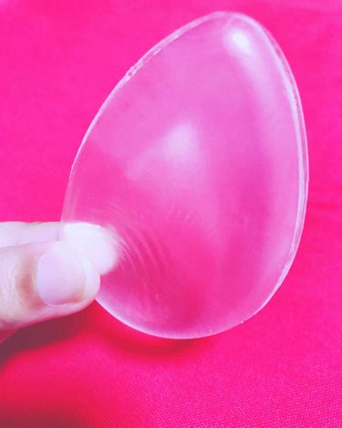 Silicone Puff./for creamy cosmetics./パフ・スポンジを使ったクチコミ（3枚目）