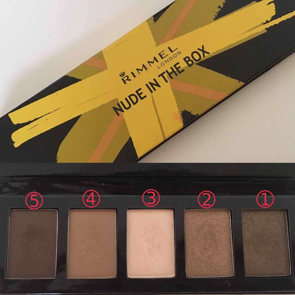 ヌードインザボックス/リンメル ロンドン/アイシャドウパレットを使ったクチコミ(1枚目)