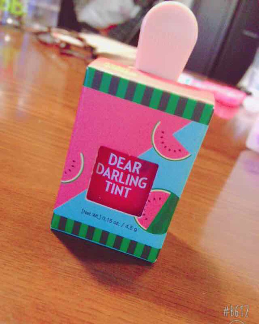 ディアダーリン ウォータージェルティント (アイスティント)/ETUDE/口紅を使ったクチコミ(1枚目)