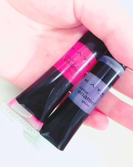 カラーエナメルグロス/KATE/リップグロスを使ったクチコミ(1枚目)