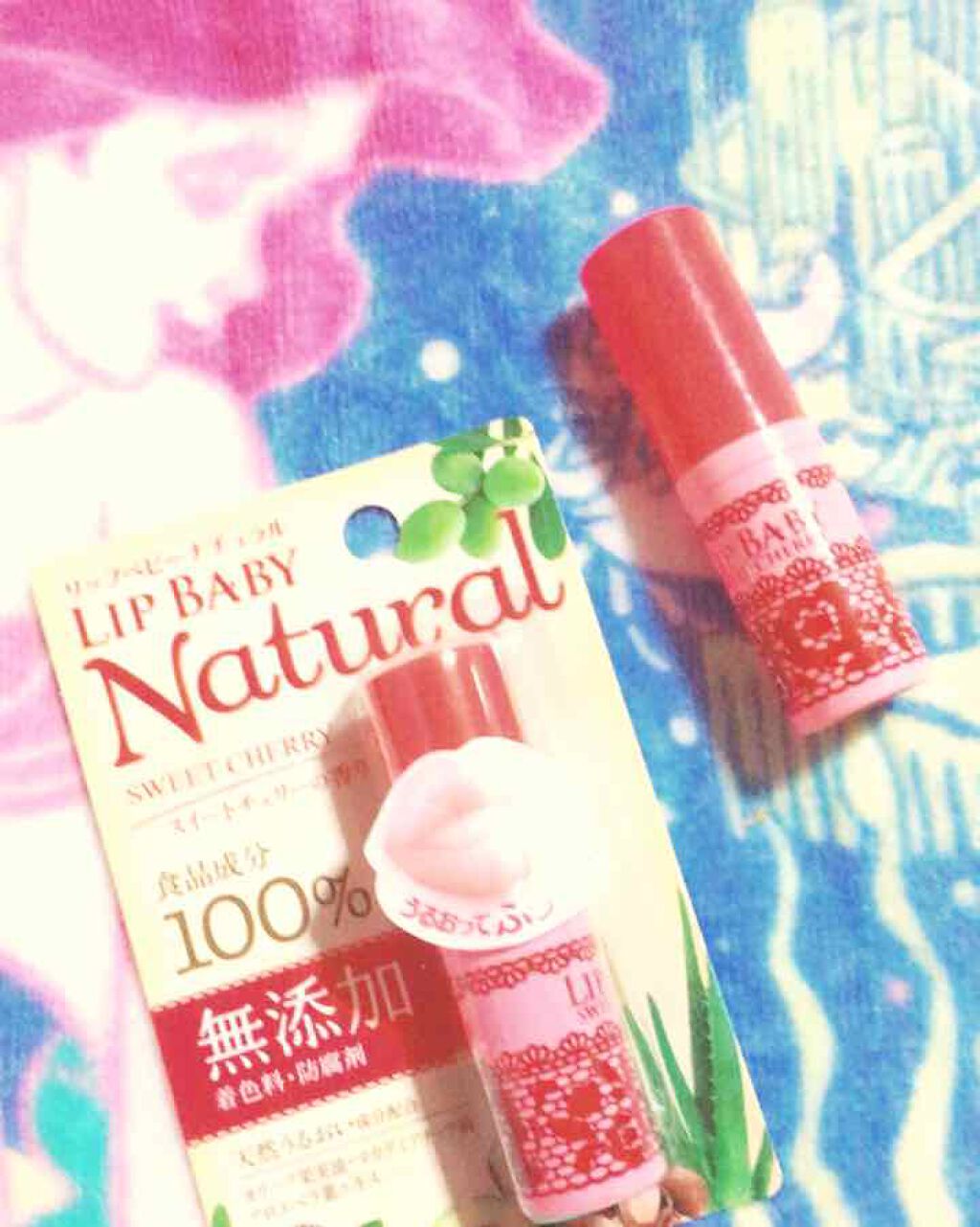 リップベビーナチュラル スイートチェリーの香り/メンソレータム/リップクリームを使ったクチコミ(1枚目)