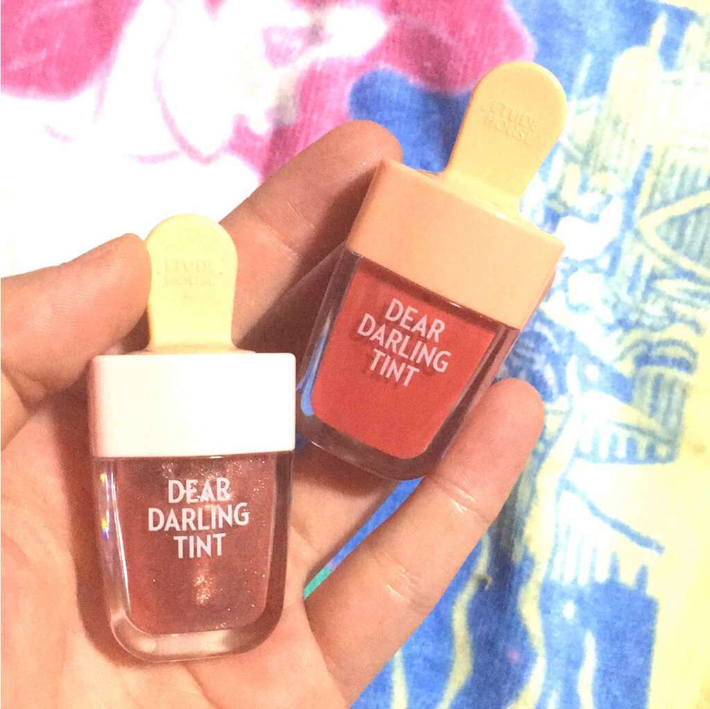 ディアダーリン ウォータージェルティント (アイスティント)/ETUDE/口紅を使ったクチコミ(2枚目)