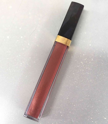 CHANEL ルージュ ココ グロスのクチコミ「今日のリップ💋💄
No724 バーント シュガー❤️
朝寒かったので、秋色にしようと思って.....」(1枚目)