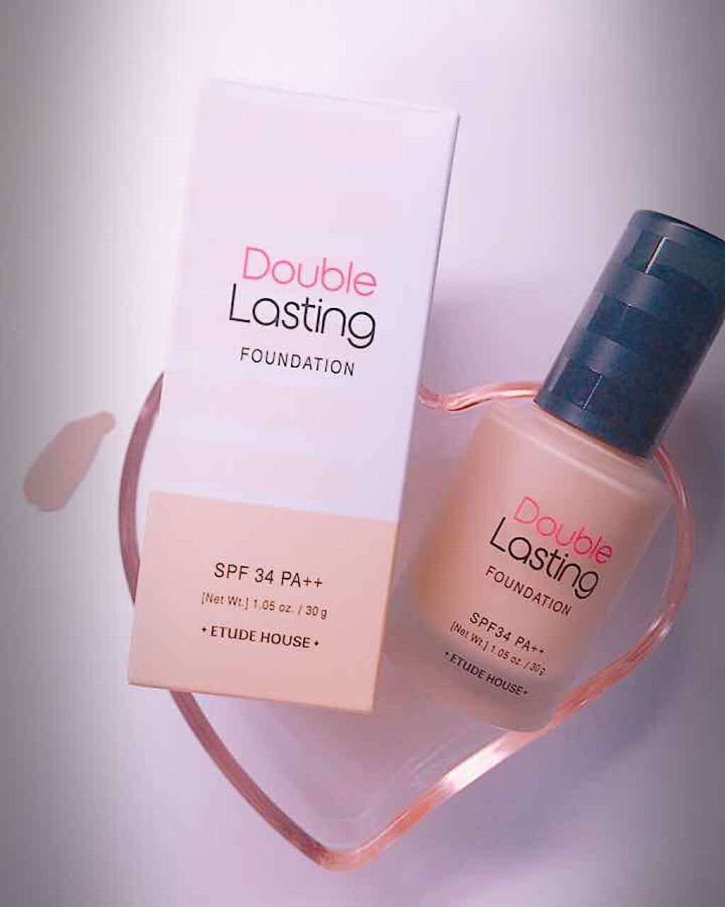 ダブルラスティング ファンデーション/ETUDE/リキッドファンデーションを使ったクチコミ(1枚目)