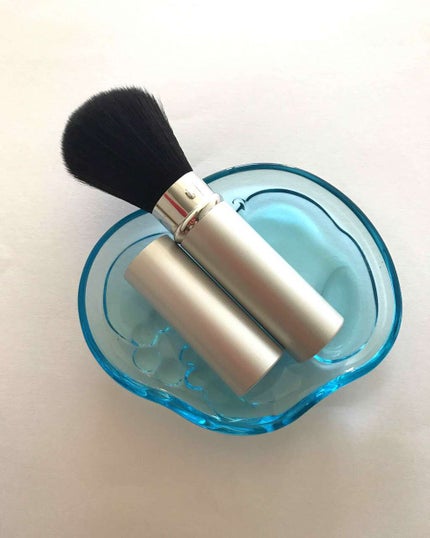 ごくふわっ春姫スライド式携帯メイクブラシ/DAISO/メイクブラシを使ったクチコミ(2枚目)