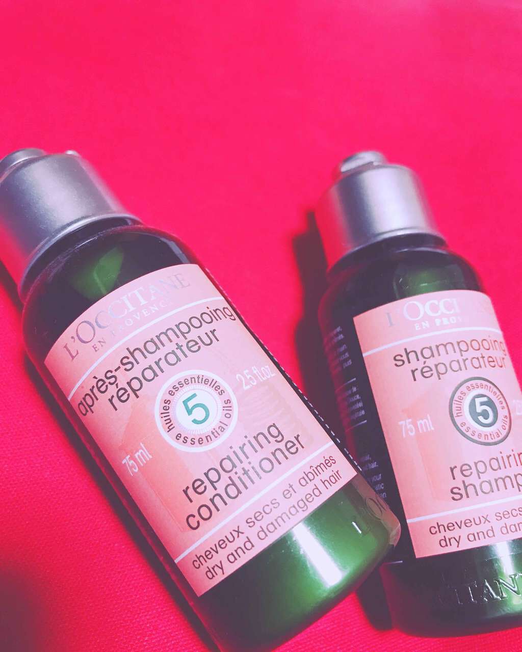 ファイブハーブス リペアリングヒートプロテクトミスト/L'OCCITANE/ヘアミストを使ったクチコミ(1枚目)