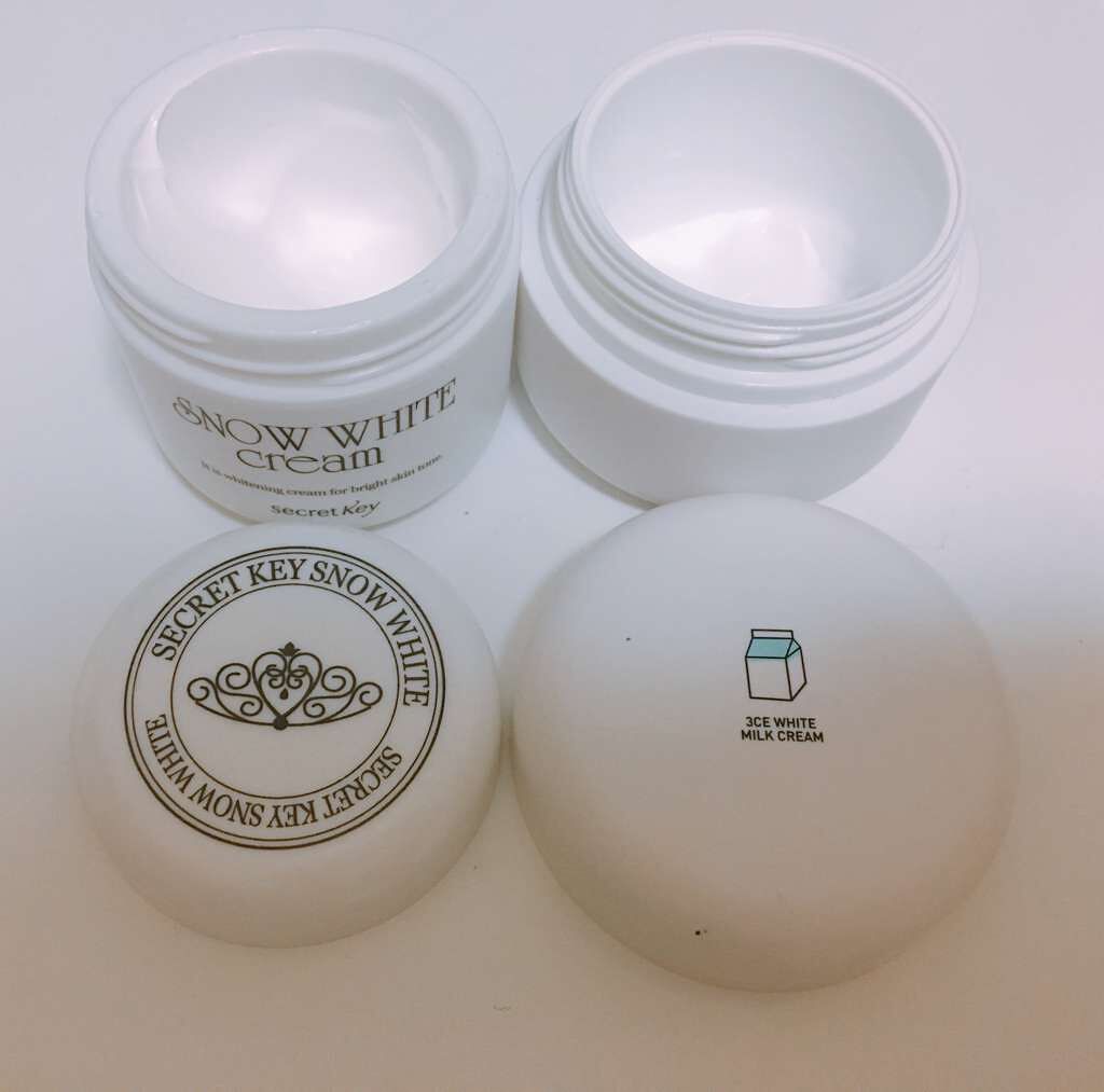 WHITE MILK CREAM/3CE/フェイスクリームを使ったクチコミ(1枚目)