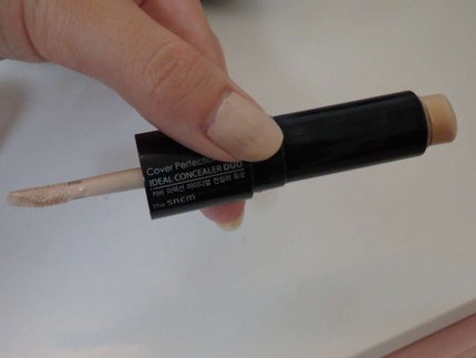 カバーパーフェクション アイディールコンシーラー デュオ/the SAEM/スティックコンシーラーを使ったクチコミ(2枚目)