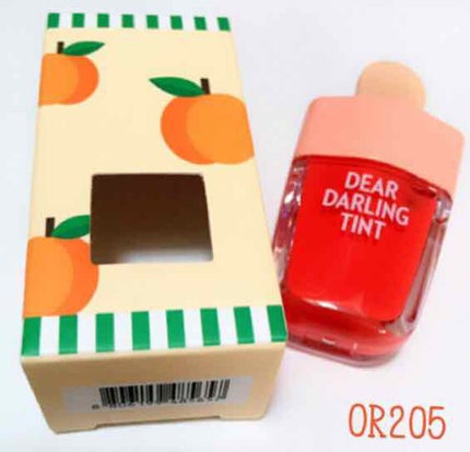 ディアダーリン ウォータージェルティント (アイスティント)/ETUDE/口紅を使ったクチコミ(1枚目)