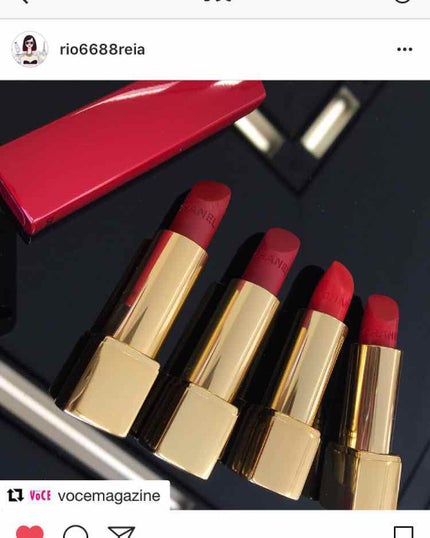 ルージュ アリュール ヴェルヴェット/CHANEL/口紅を使ったクチコミ(1枚目)