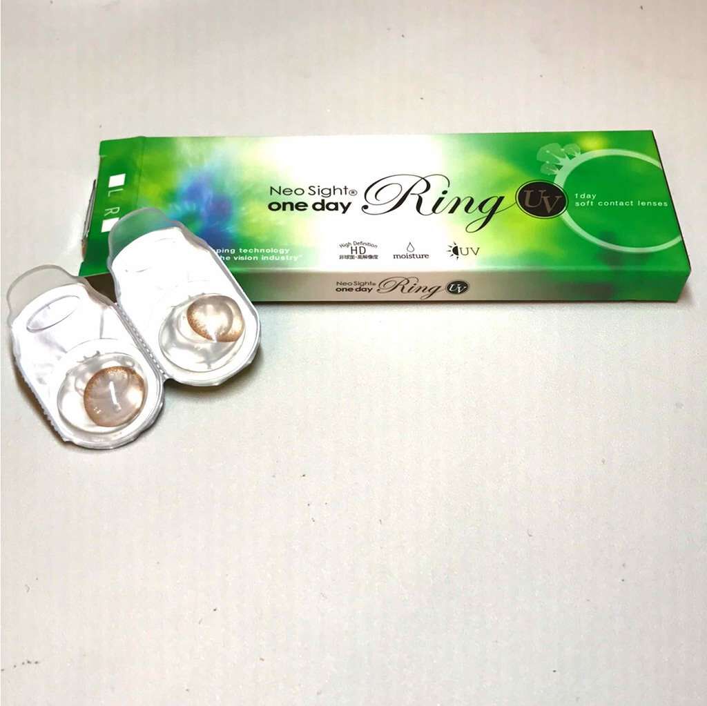 ネオサイトワンデー リングUV/Aire/ワンデー(1DAY)カラコンを使ったクチコミ(1枚目)