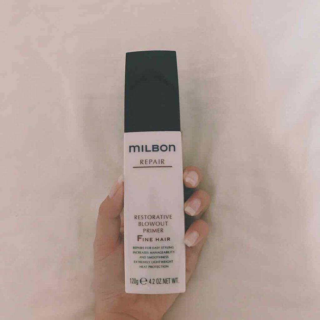 リストラティブ ブローアウトプライマー ファインヘア/ミルボン/ヘアミルクを使ったクチコミ（1枚目）