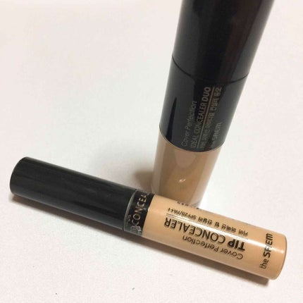 カバーパーフェクション アイディールコンシーラー デュオ/the SAEM/スティックコンシーラーを使ったクチコミ(1枚目)