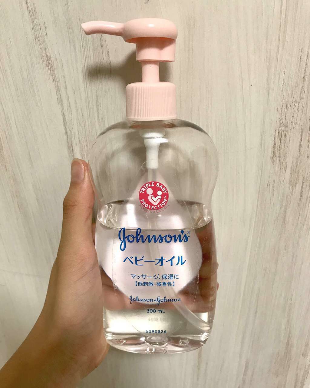 ジョンソン ベビーオイル 無香料/ジョンソンベビー/ボディオイルを使ったクチコミ（1枚目）