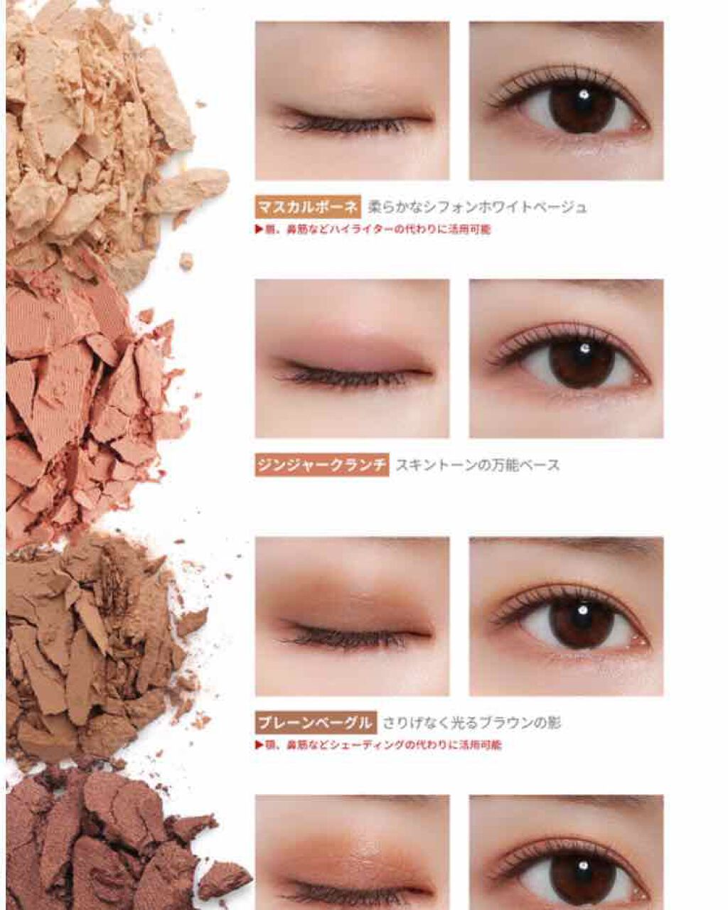 バレンタインボックス/VAVI MELLO/アイシャドウパレットを使ったクチコミ(2枚目)