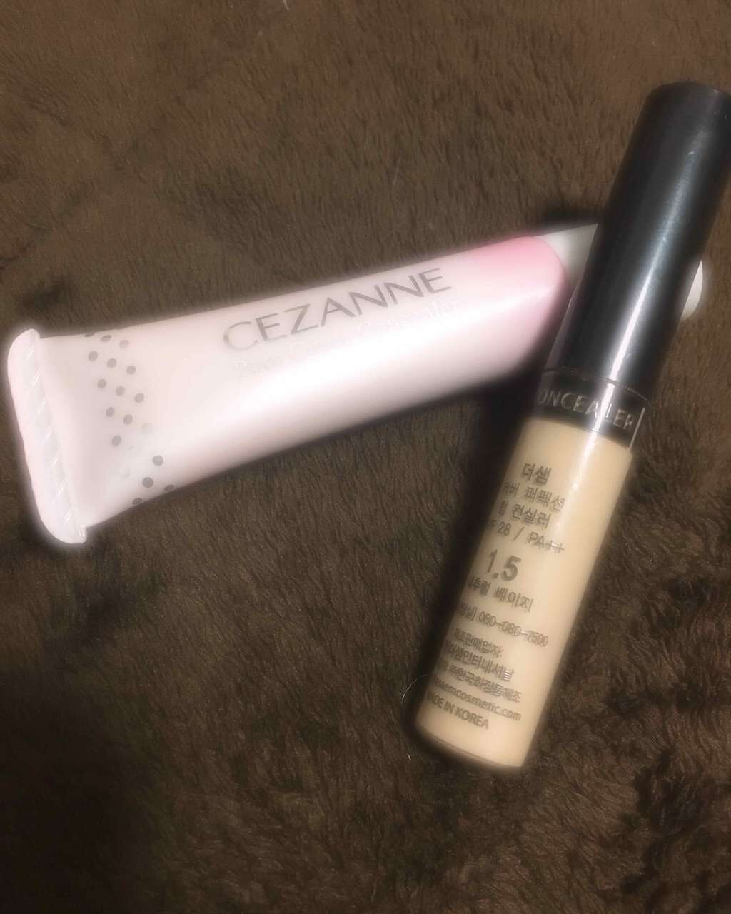 毛穴カバーコンシーラー/CEZANNE/クリームコンシーラーを使ったクチコミ（1枚目）