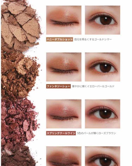 バレンタインボックス/VAVI MELLO/アイシャドウパレットを使ったクチコミ(4枚目)