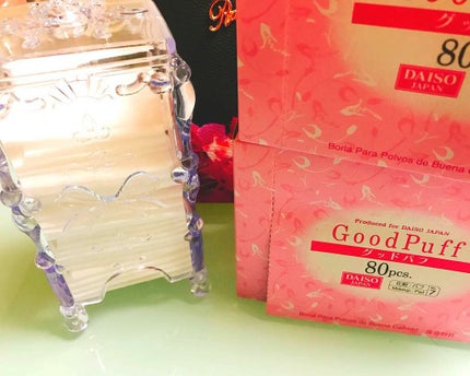 乙女キブンなコットンケース/DAISO/その他化粧小物を使ったクチコミ(1枚目)