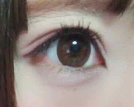 ジェルアイライナー/CEZANNE/ジェルアイライナーを使ったクチコミ(1枚目)