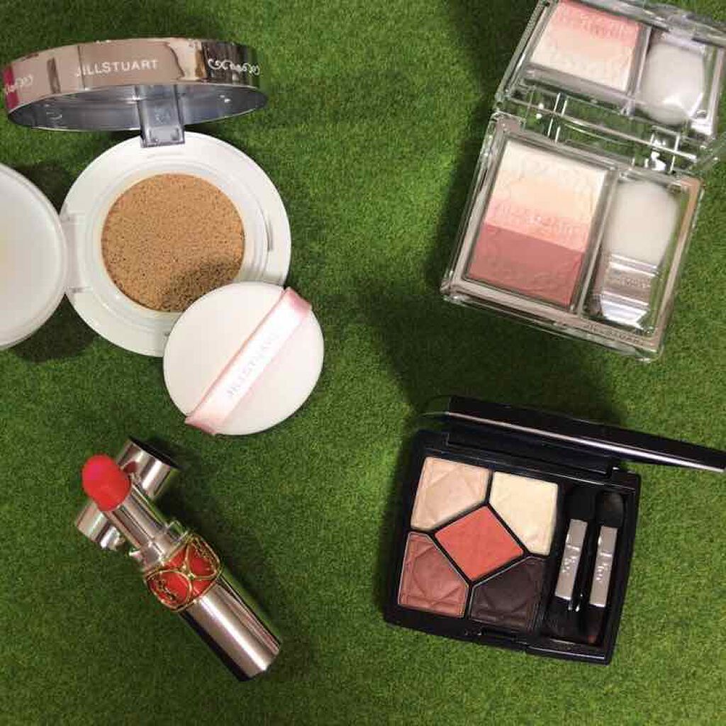 ブルーミングデュー オイルインブラッシュ/JILL STUART/パウダーチークを使ったクチコミ（1枚目）