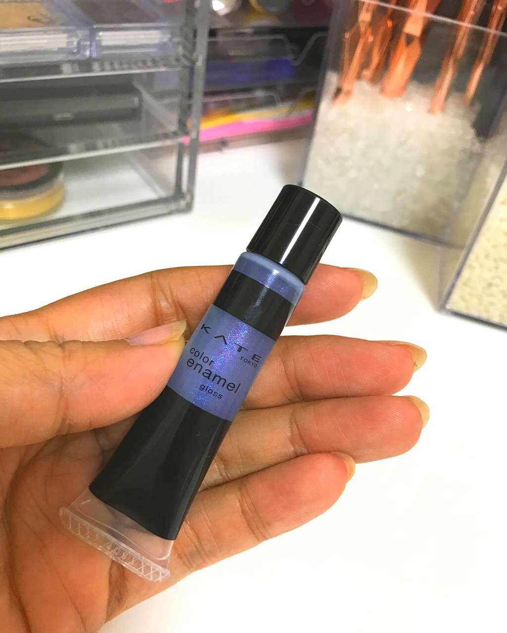 カラーエナメルグロス/KATE/リップグロスを使ったクチコミ(1枚目)