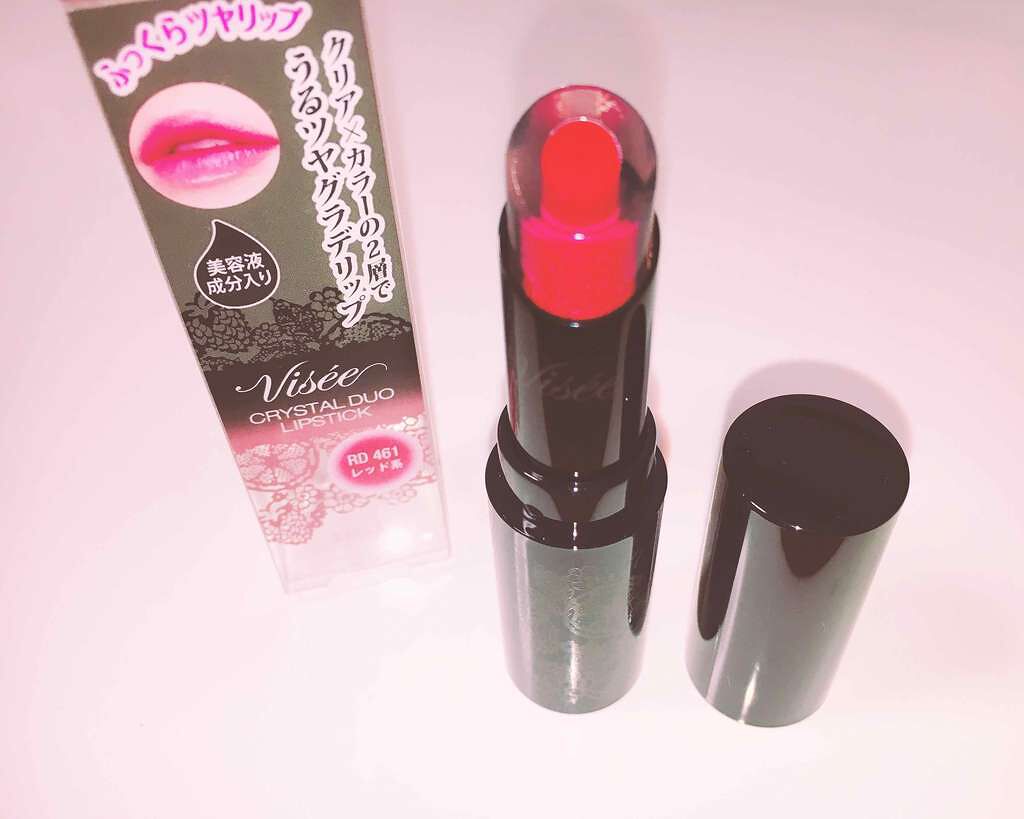 クリスタルデュオ リップスティック/Visée/口紅を使ったクチコミ(1枚目)