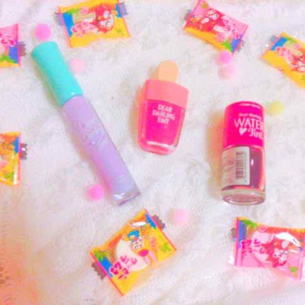 ディアダーリン ウォータージェルティント (アイスティント)/ETUDE/口紅を使ったクチコミ(1枚目)