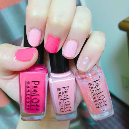 ピールオフマニキュア/キャンドゥ/マニキュアを使ったクチコミ(1枚目)