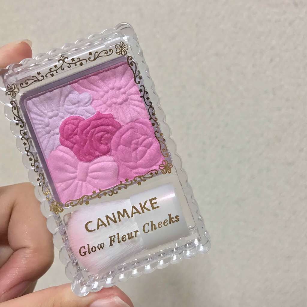 グロウフルールチークス/キャンメイク/パウダーチークを使ったクチコミ(1枚目)